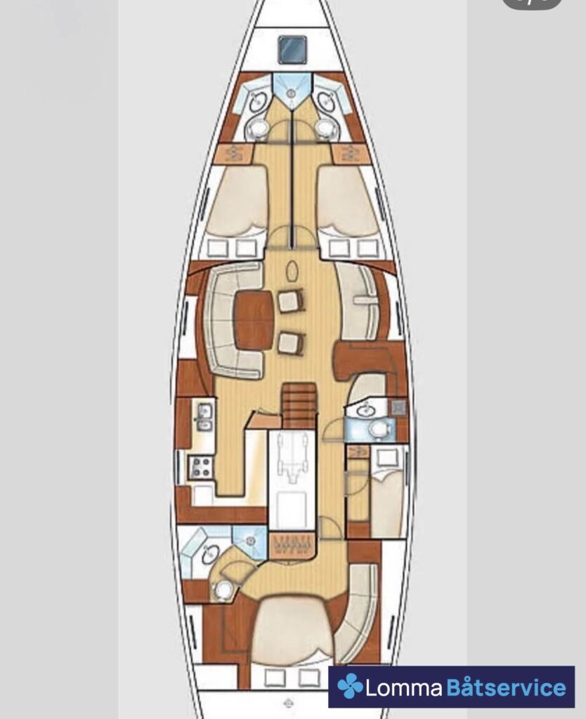 Till salu: Beneteau 57 – bild 6